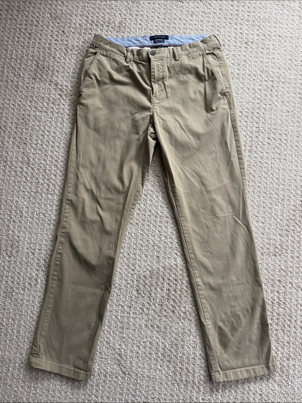 Tommy Hilfiger Tan Khaki Chinos
